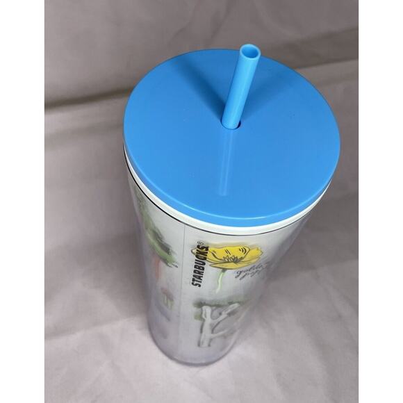 NEW Starbucks Traveler Golden State California Wild Life Tumbler Cold Cup 24 oz - Picture 3 of 4